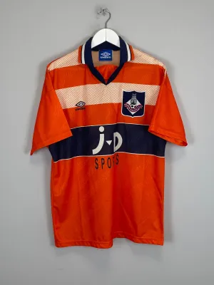 1994/96 OLDHAM ATHLETIC AWAY SHIRT (L) UMBRO