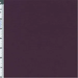 2 1/8 YD PC-Eggplant Striated Semi-sheer Knit Fabric