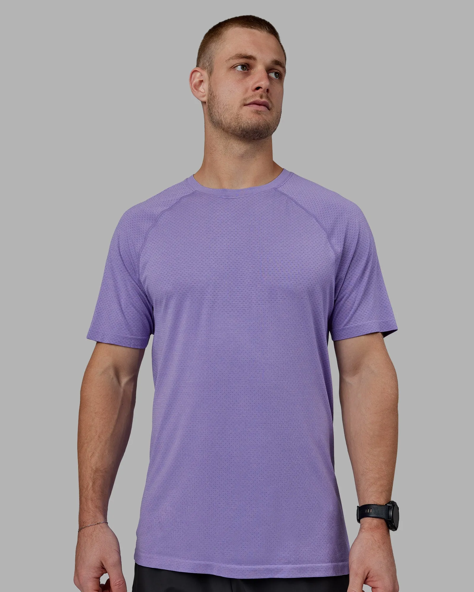 AeroFLX  Seamless Tee - Dahlia Purple Marl