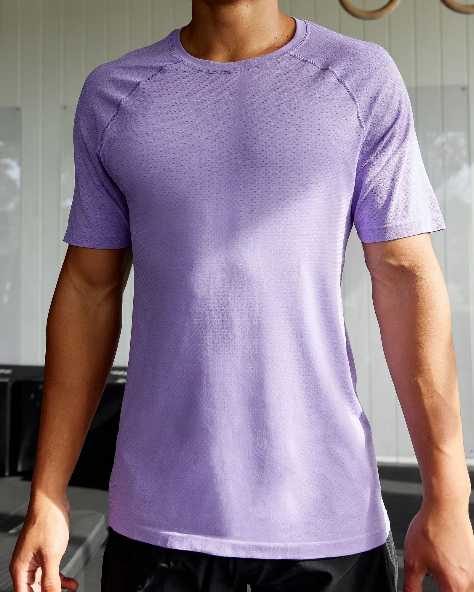 AeroFLX  Seamless Tee - Dahlia Purple Marl