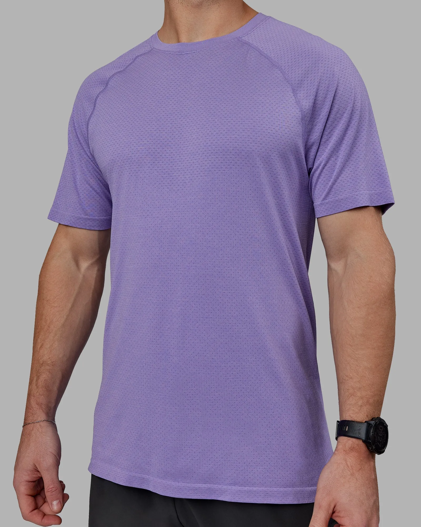 AeroFLX  Seamless Tee - Dahlia Purple Marl