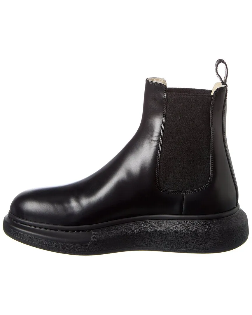 Alexander Mcqueen Leather Boot