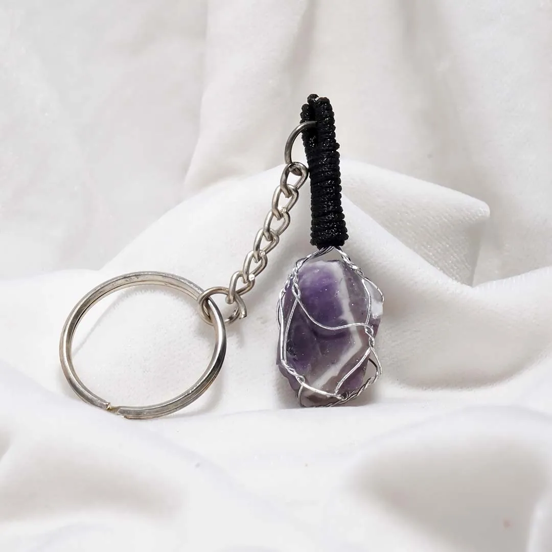 Amethyst Keyring