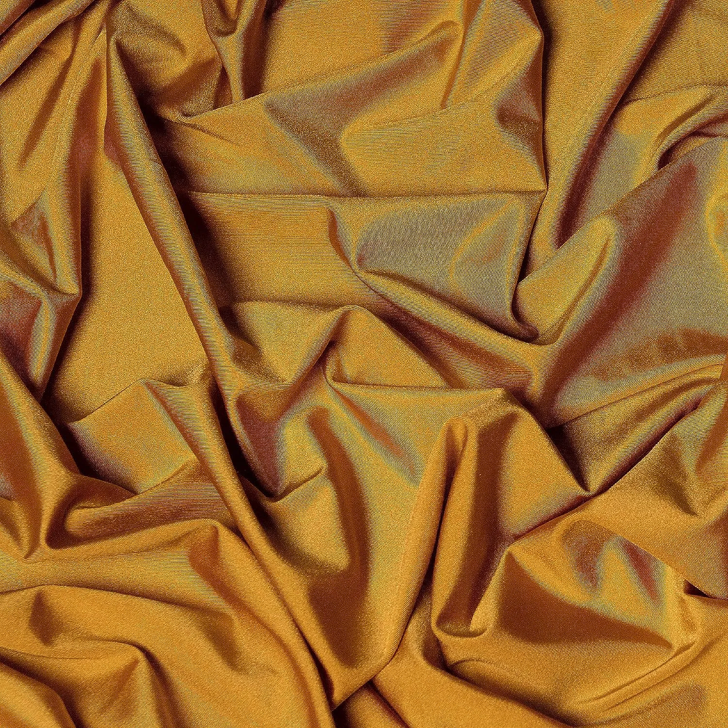 Antique Gold Luxury Jordan Nylon Spandex Fabric By The Yard