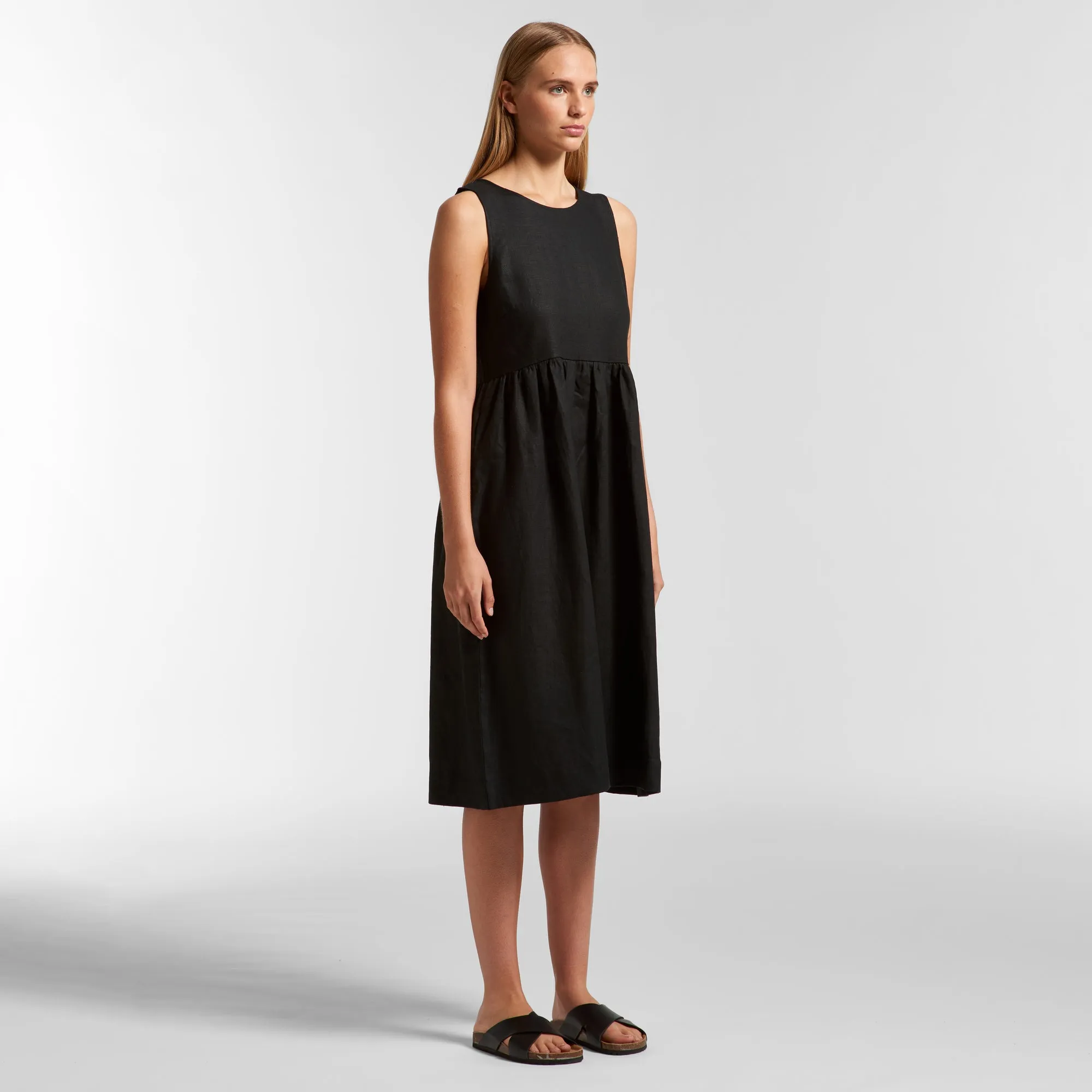 AS Colour Linen Dress Black