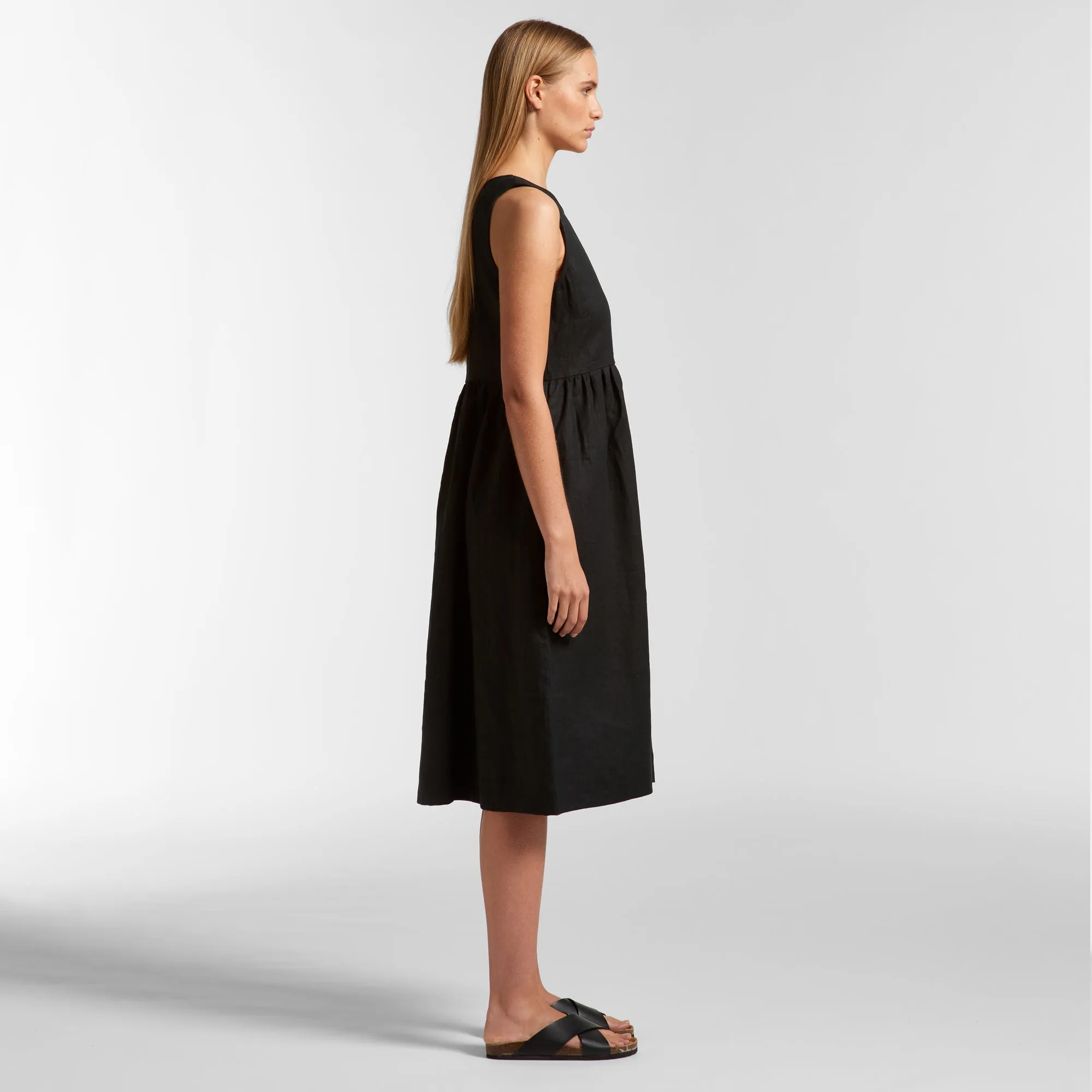 AS Colour Linen Dress Black