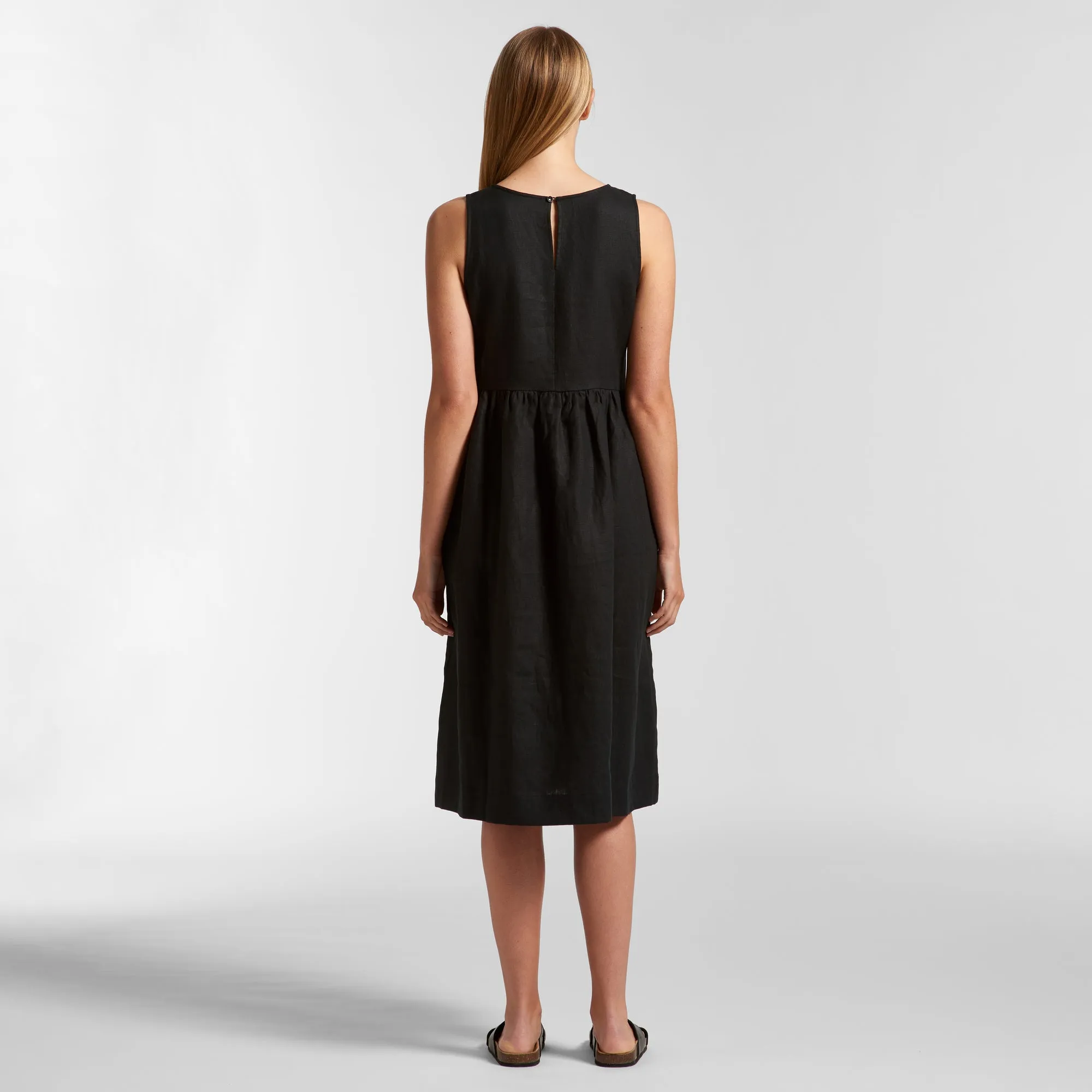 AS Colour Linen Dress Black