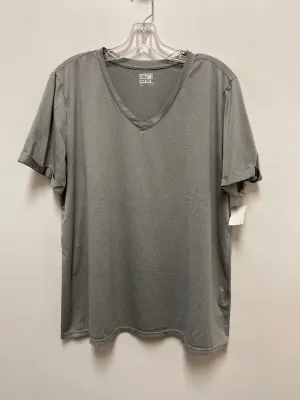 Athletic Top Short Sleeve By 32 Degrees In Grey, Size: L