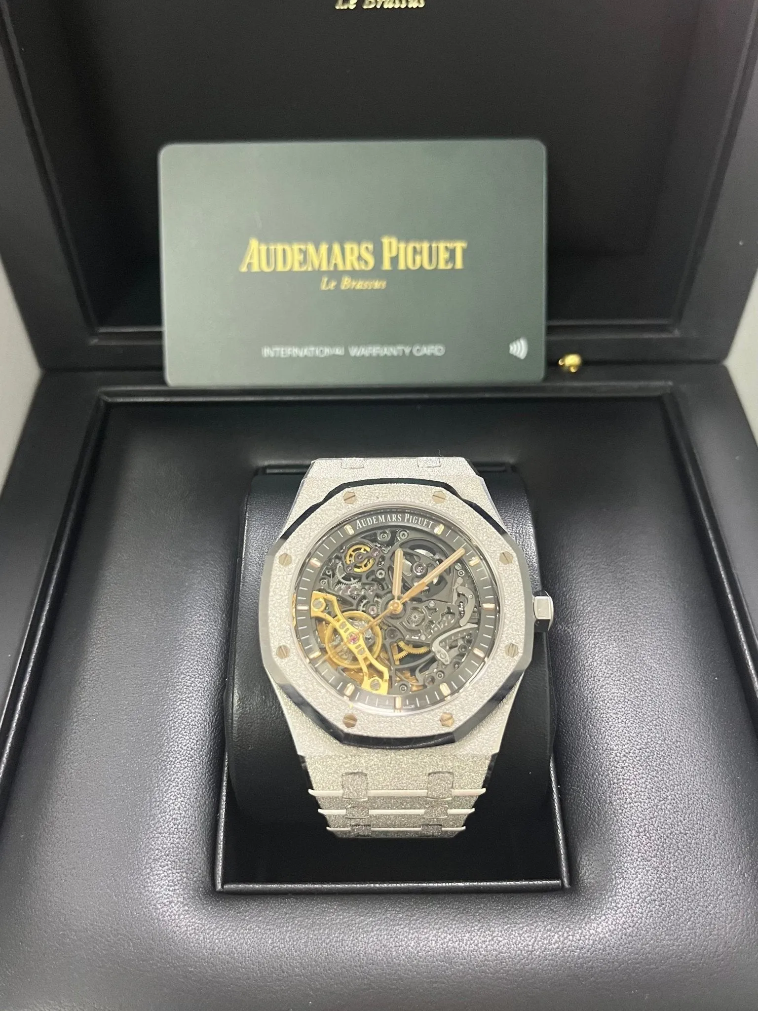 Audemars Piguet Royal Oak Double Balance Wheel Frosted Gold (Reference # 15407BC.GG.1224BC.01)