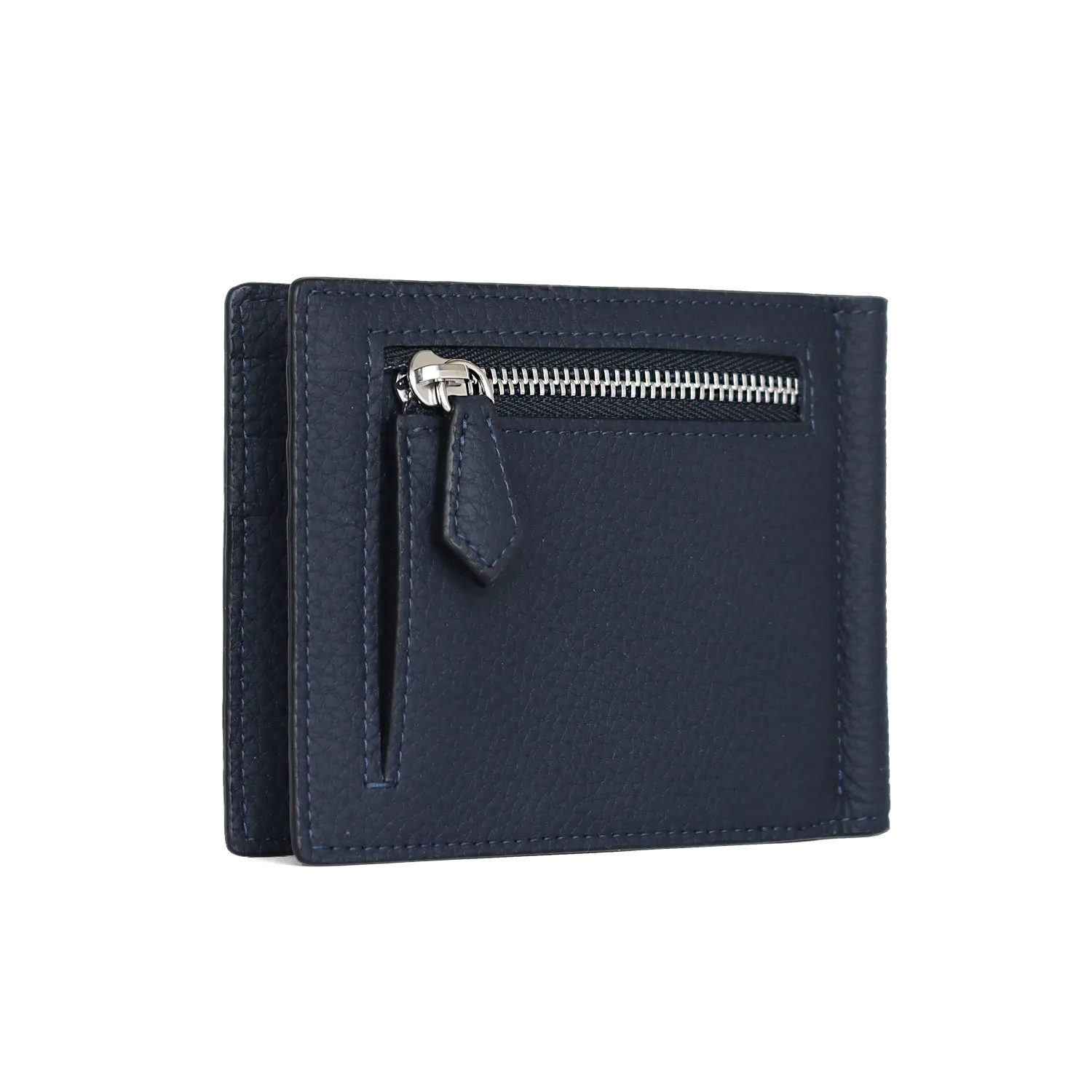 Bi-fold Bill Clip With Coin Pocket