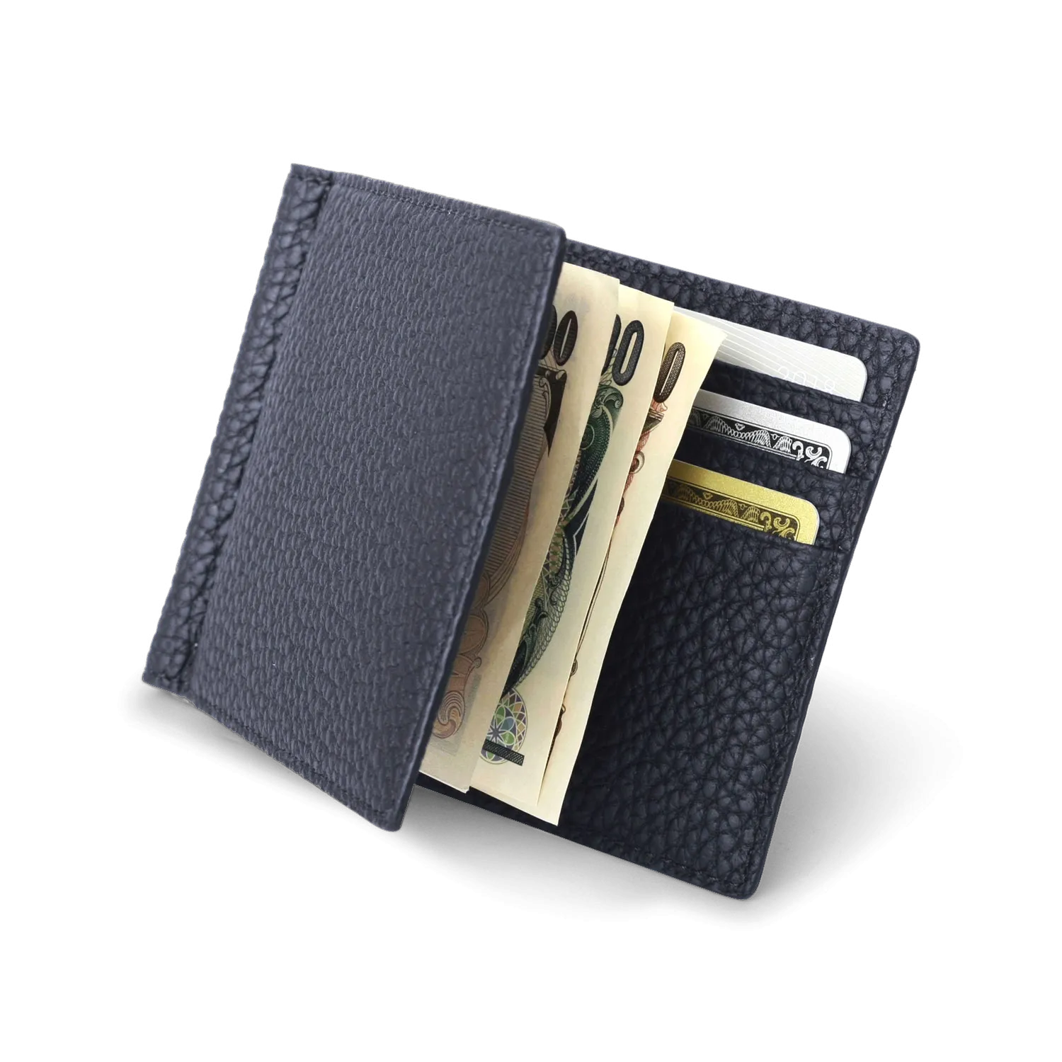 Bi-fold Bill Clip With Coin Pocket