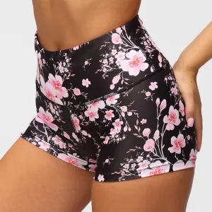 Blossom Noir TikiBooty Shorts