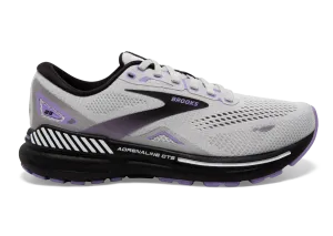 Brooks Adrenaline GTS 23 (B-Width) - Grey/Black/Purple (Womens)