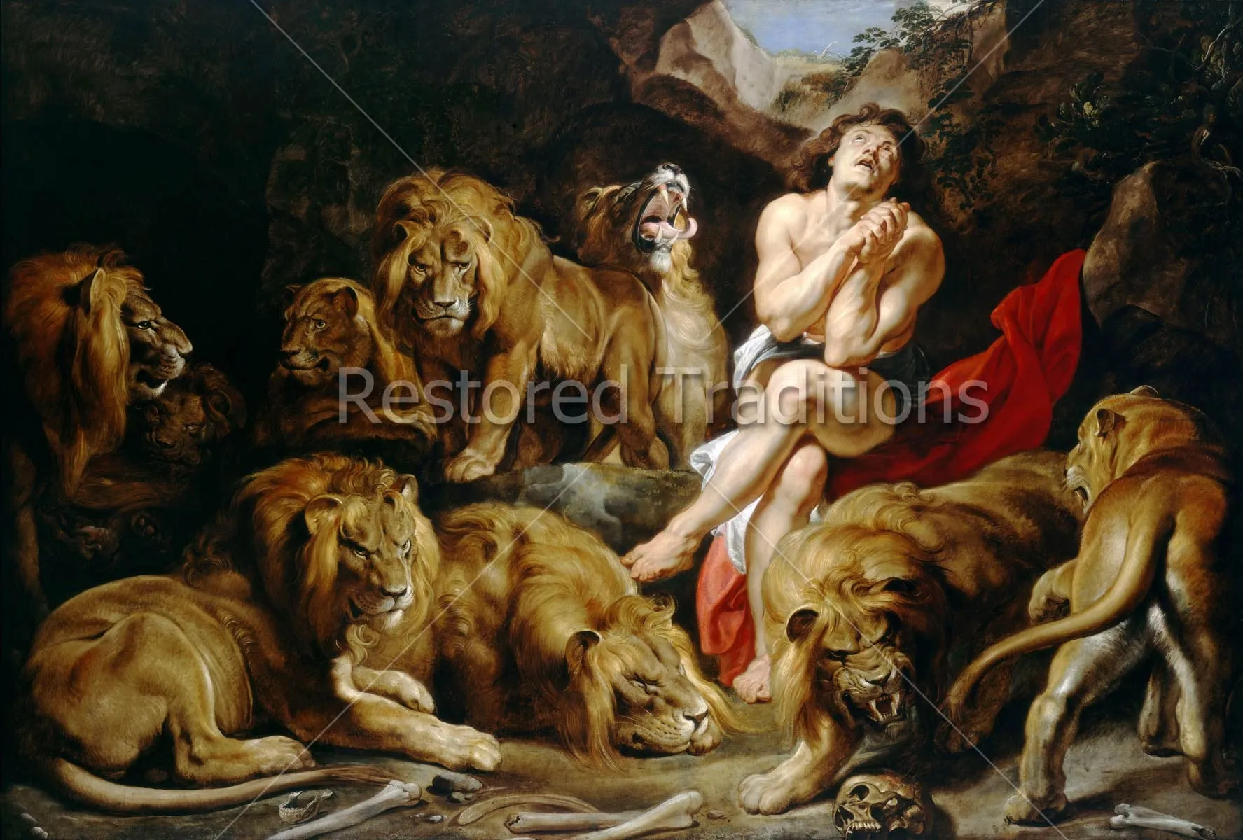 Daniel in the Lions' Den - Rubens