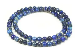 Lapis Lazuli Necklace (6mm Small Beads)