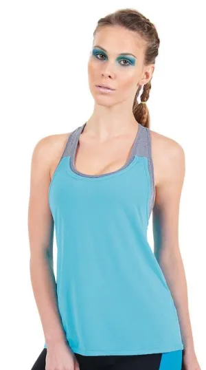 Last Chance! Bia Brazil Activewear Double Trouble Mesh Tank TT4308