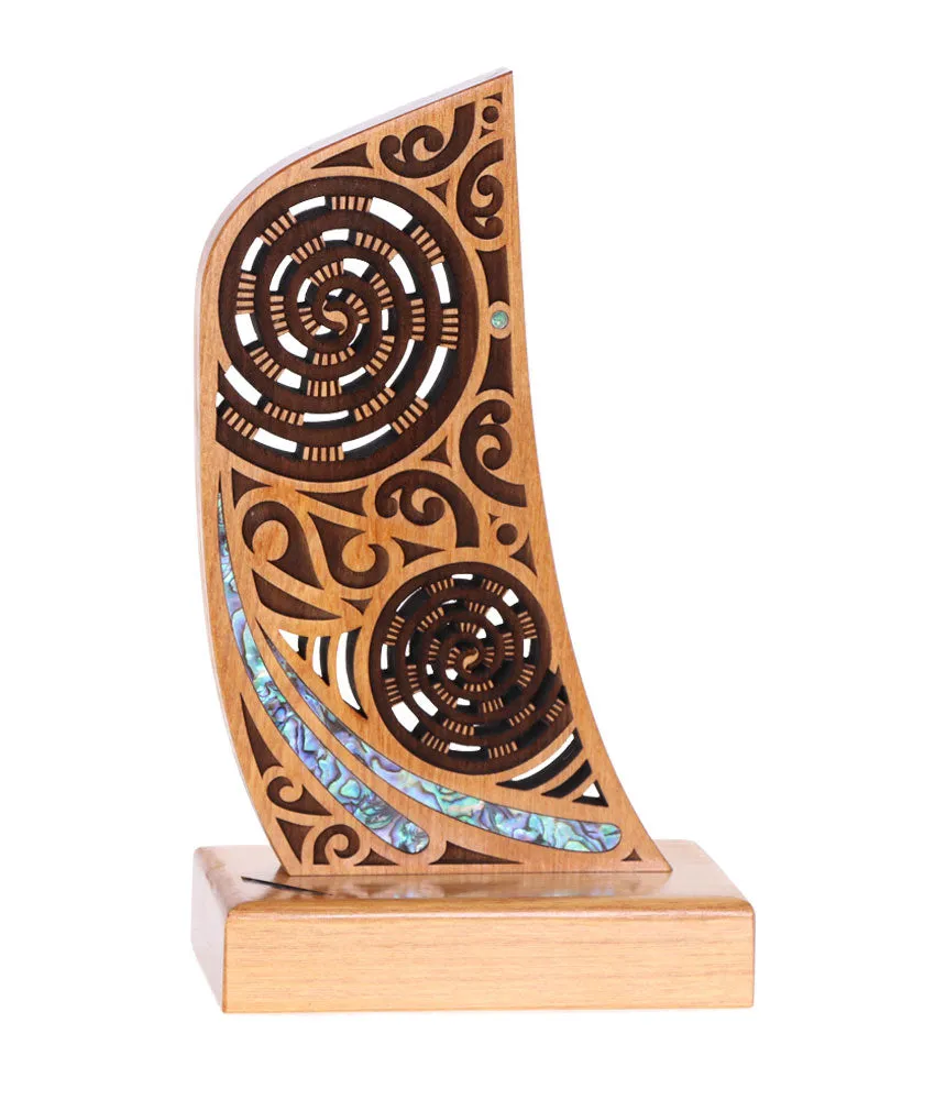 Maori Waka Canoe Stern Leadership Trophy