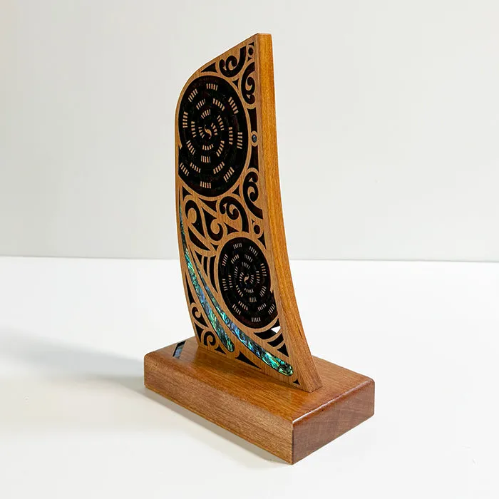 Maori Waka Canoe Stern Leadership Trophy