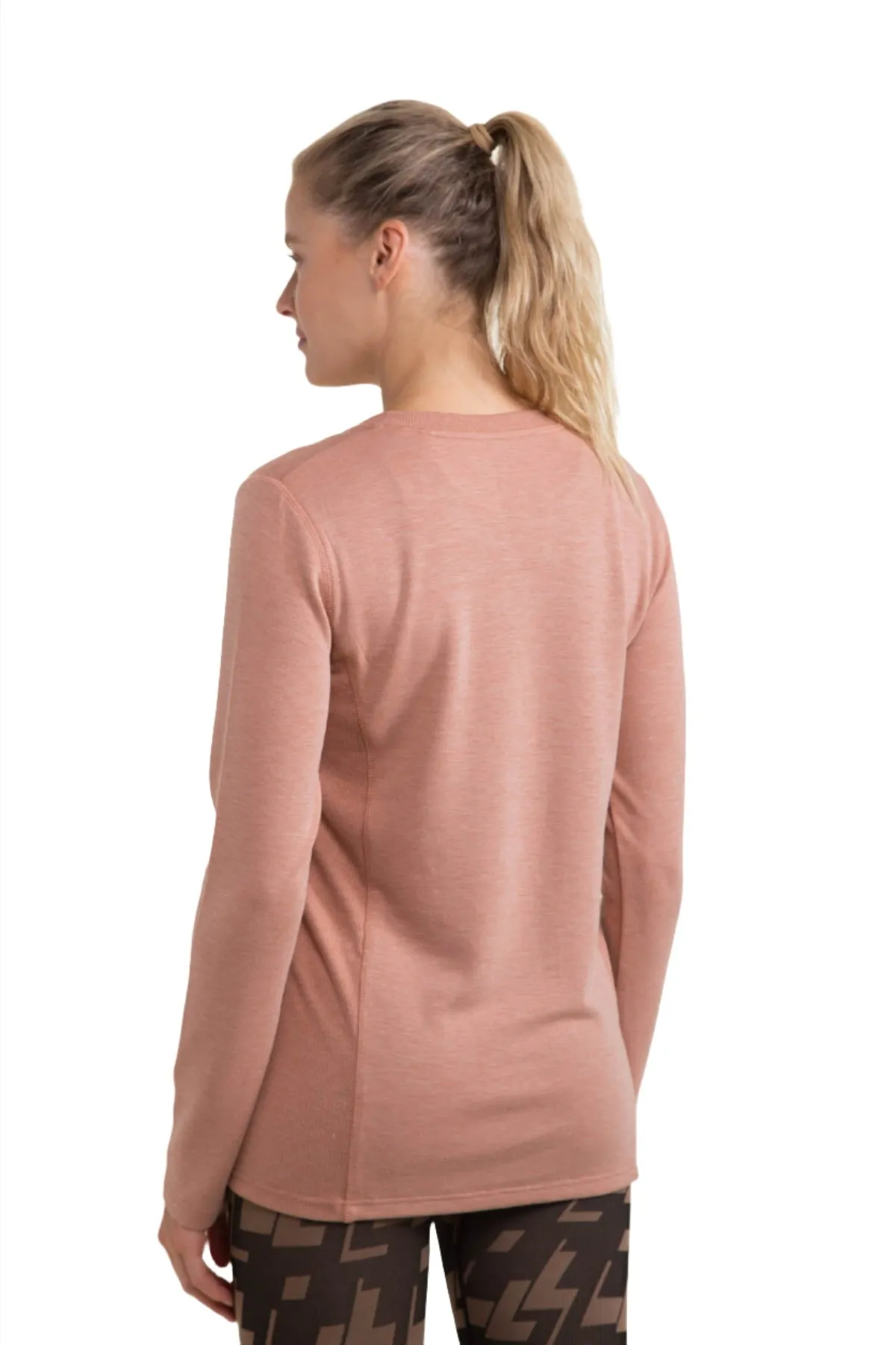 Mono B Split Collar Long Sleeve Tee KT-A1040 and Plus