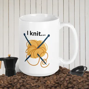 NEW! I knit mug