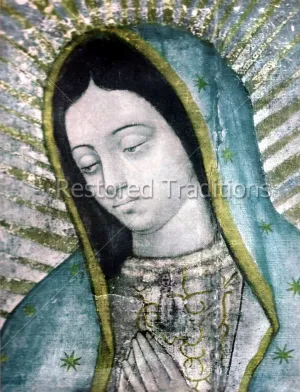 Our Lady of Guadalupe (detail)