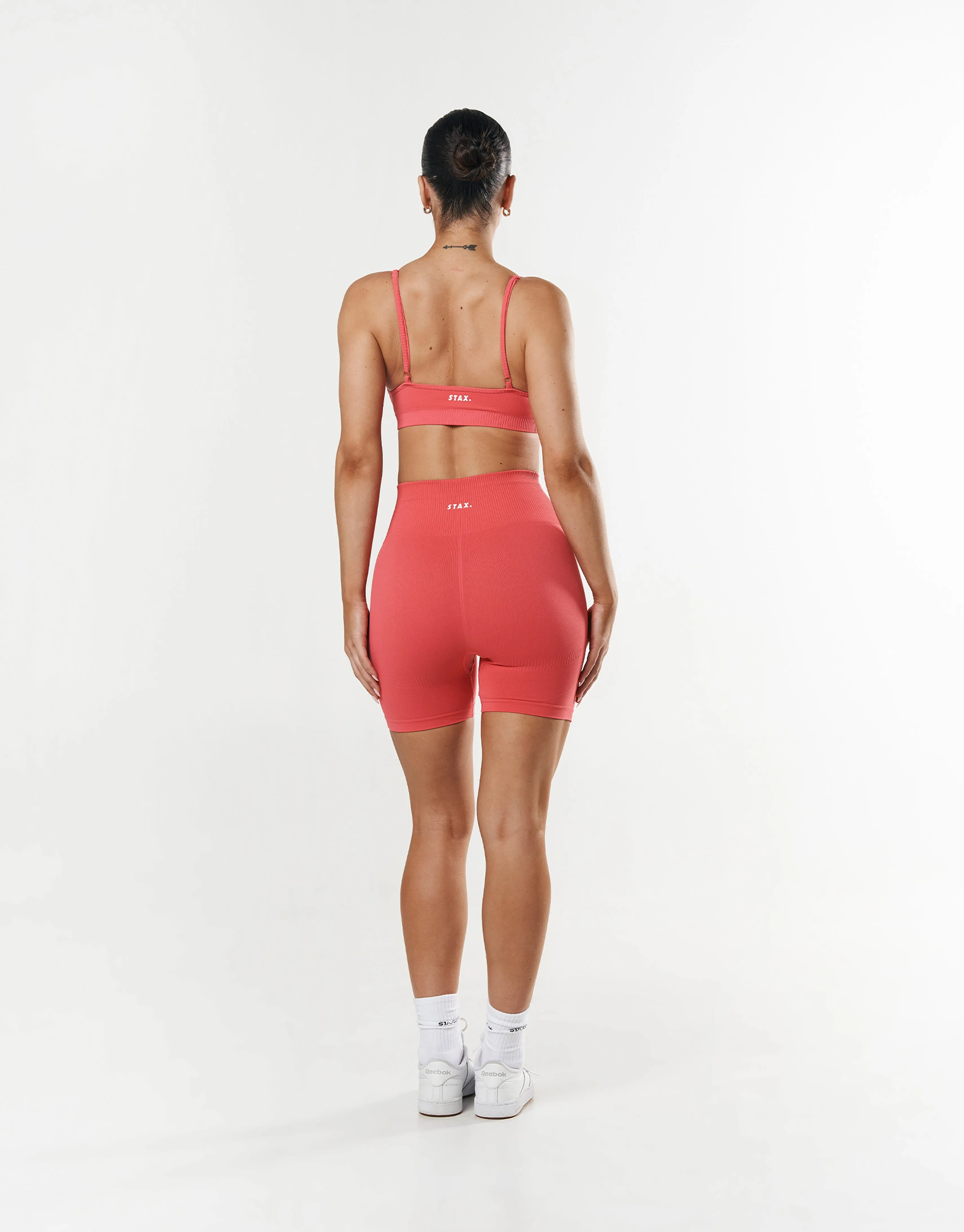 Premium Seamless Midi Bike Shorts - Pink