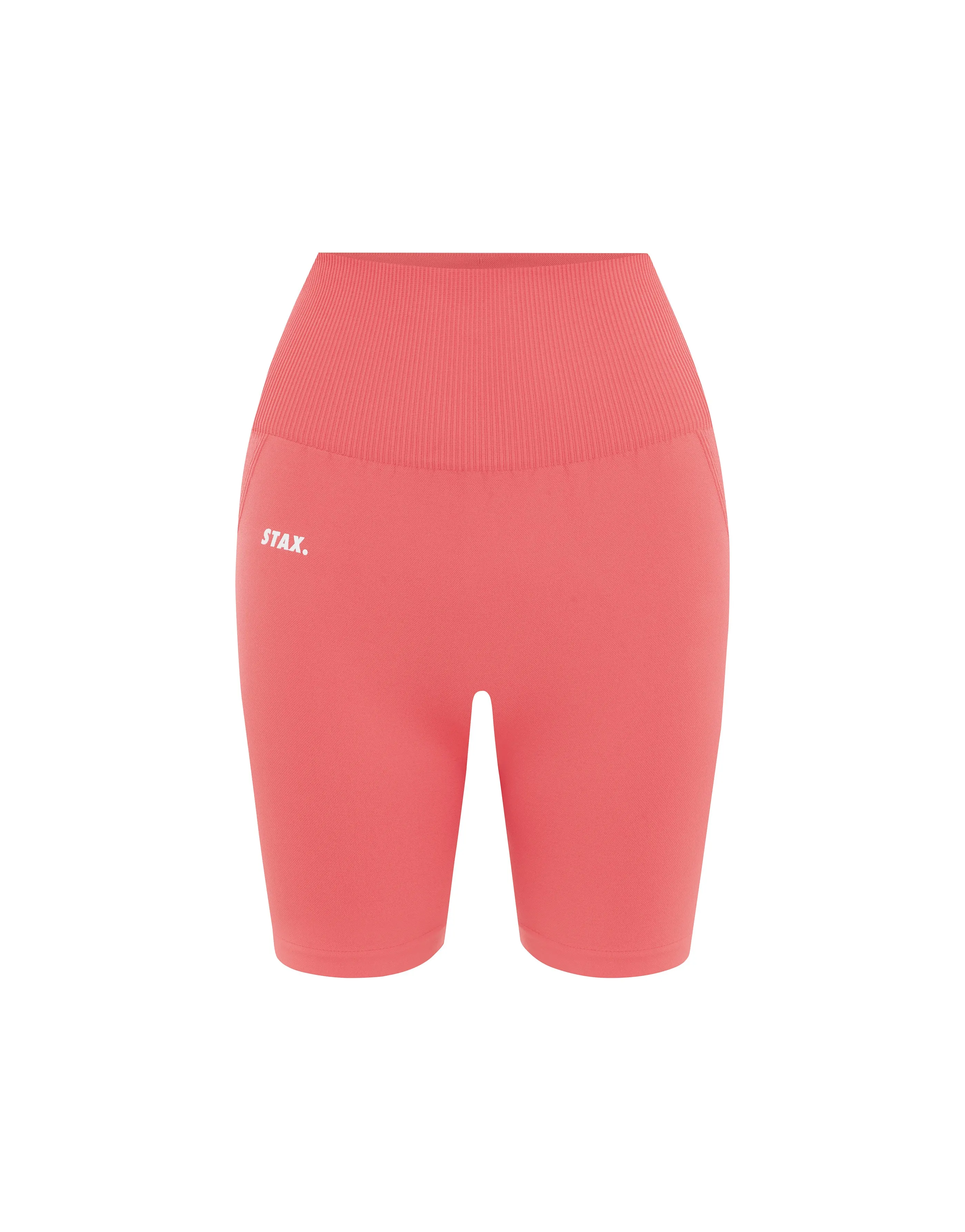 Premium Seamless Midi Bike Shorts - Pink