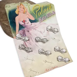 SALE - Vintage 1960's 'Palais' Turtle Dove Hair Clips