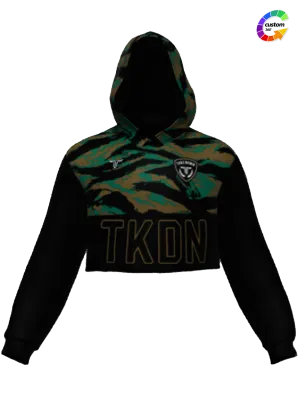 TD-CRPHD-002 360° Custom Cropped Hoodie