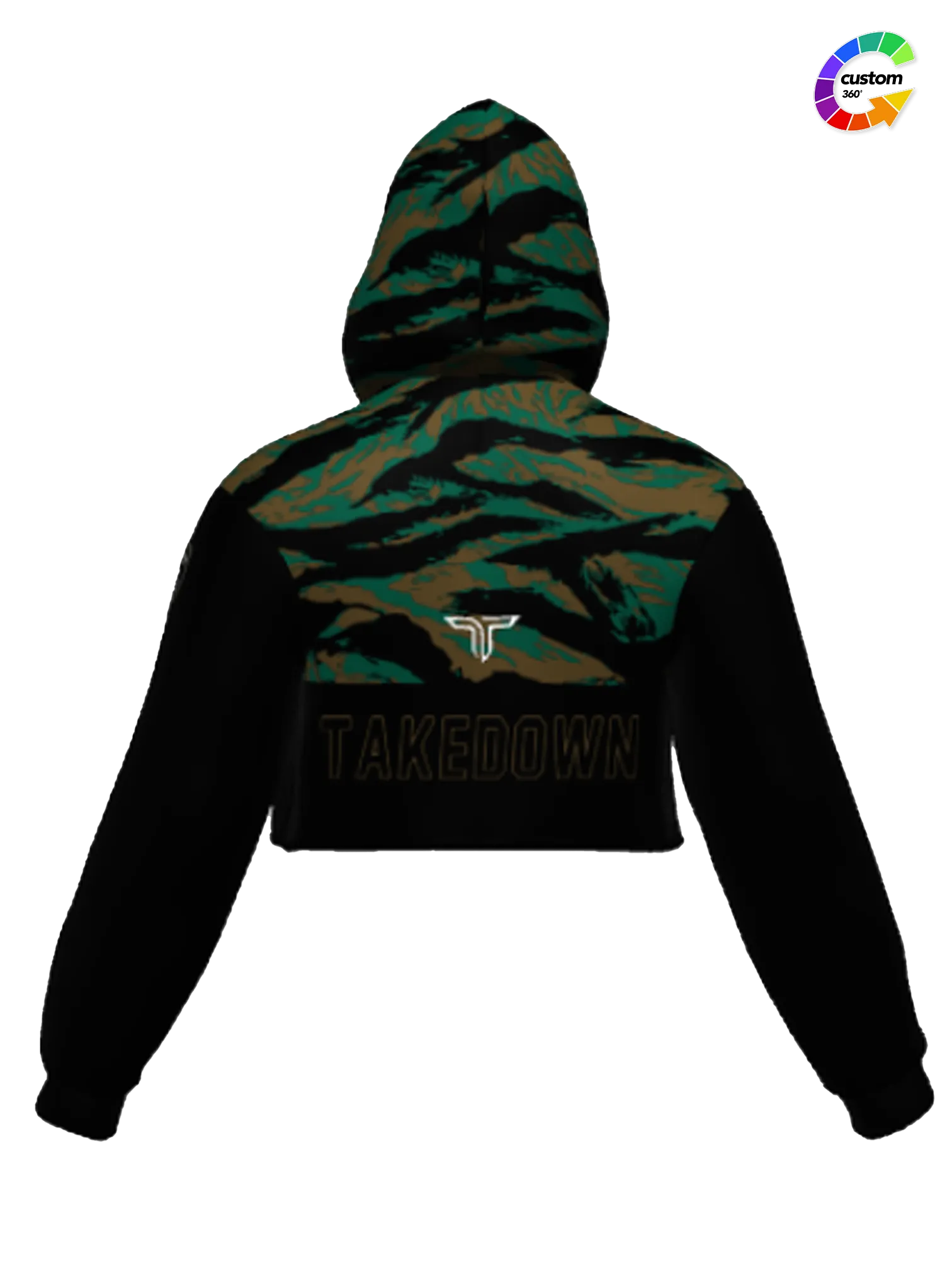 TD-CRPHD-002 360° Custom Cropped Hoodie