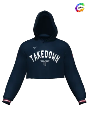 TD-CRPHD-004 360° Custom Cropped Hoodie