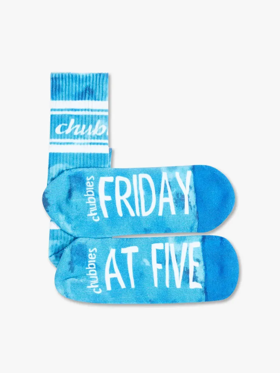 The Blue Sky Tie Dye Socks