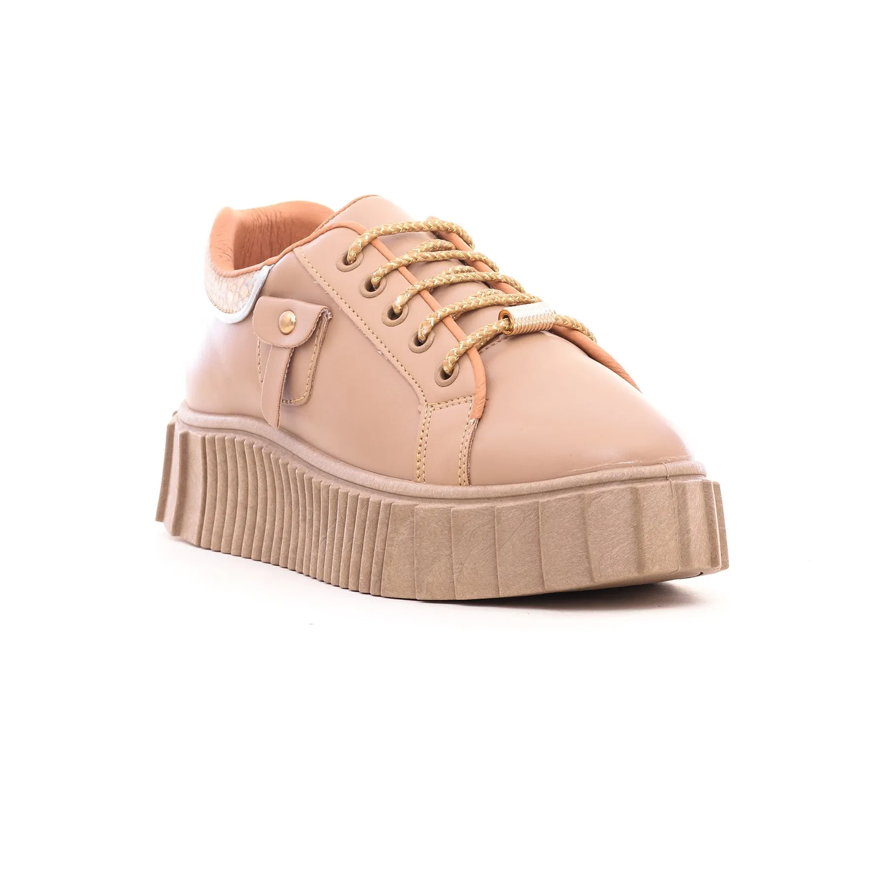 Women Beige Casual Sneaker AT7199