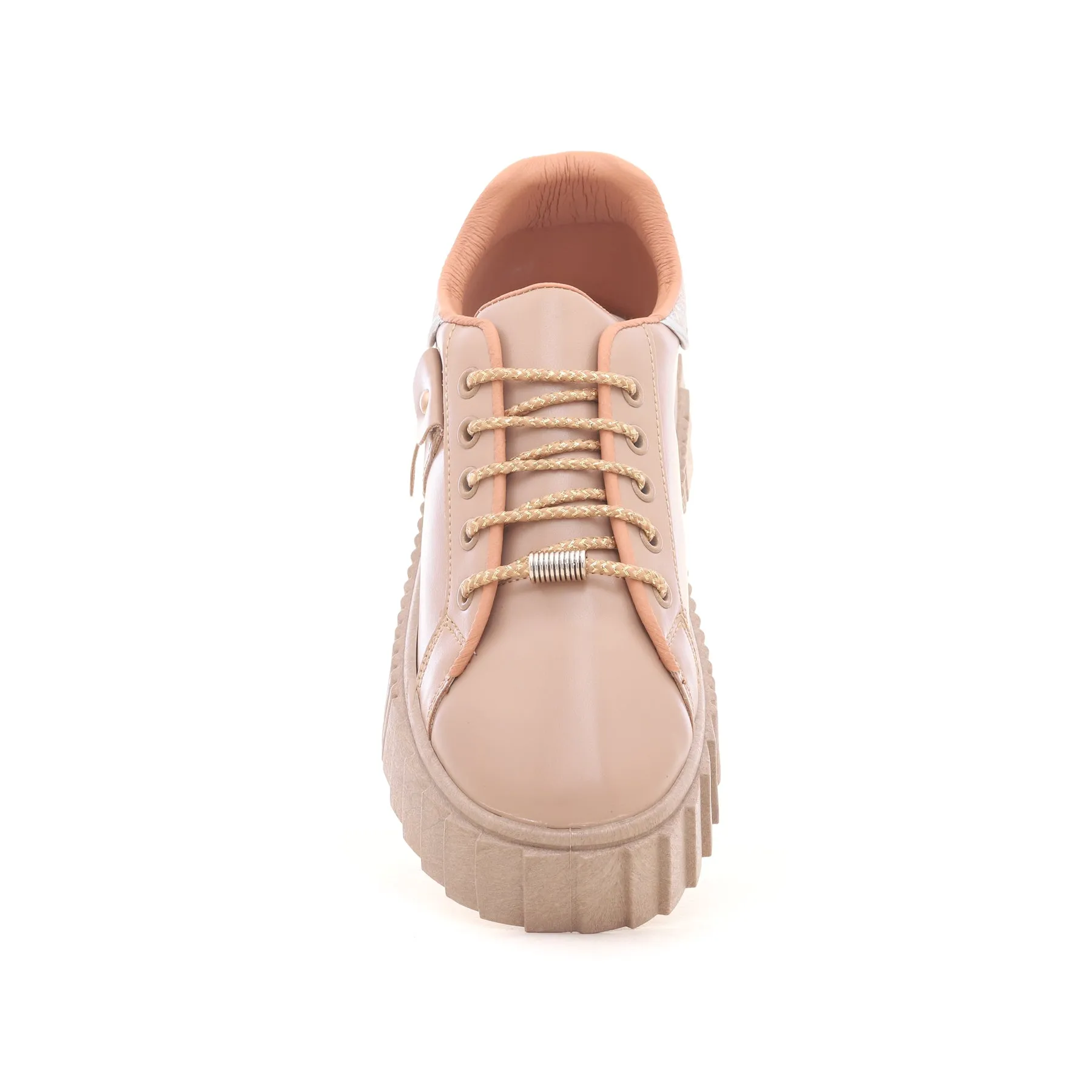 Women Beige Casual Sneaker AT7199