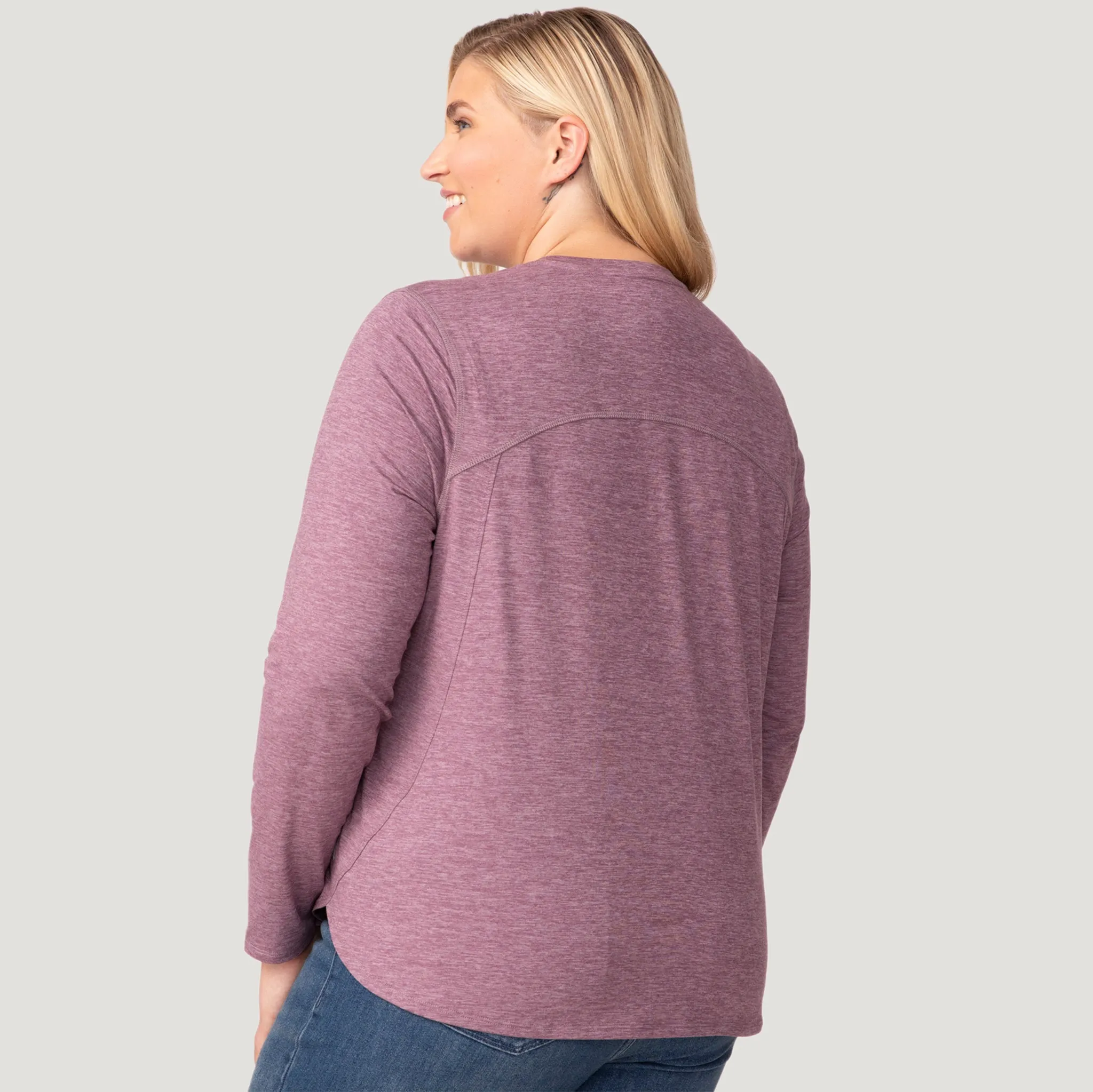 Women's Plus Size Cloud Knit All Day Crew Neck Top